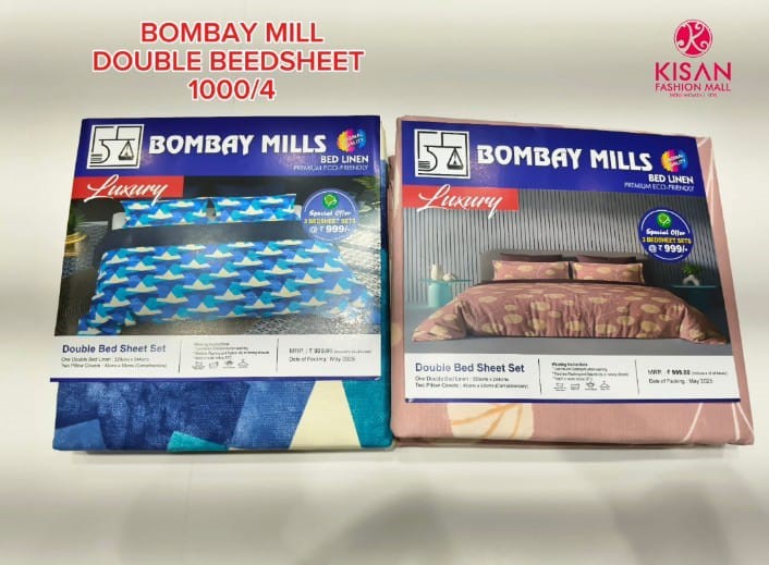 BOMBAY MILL DOUBLE BEDSHEET